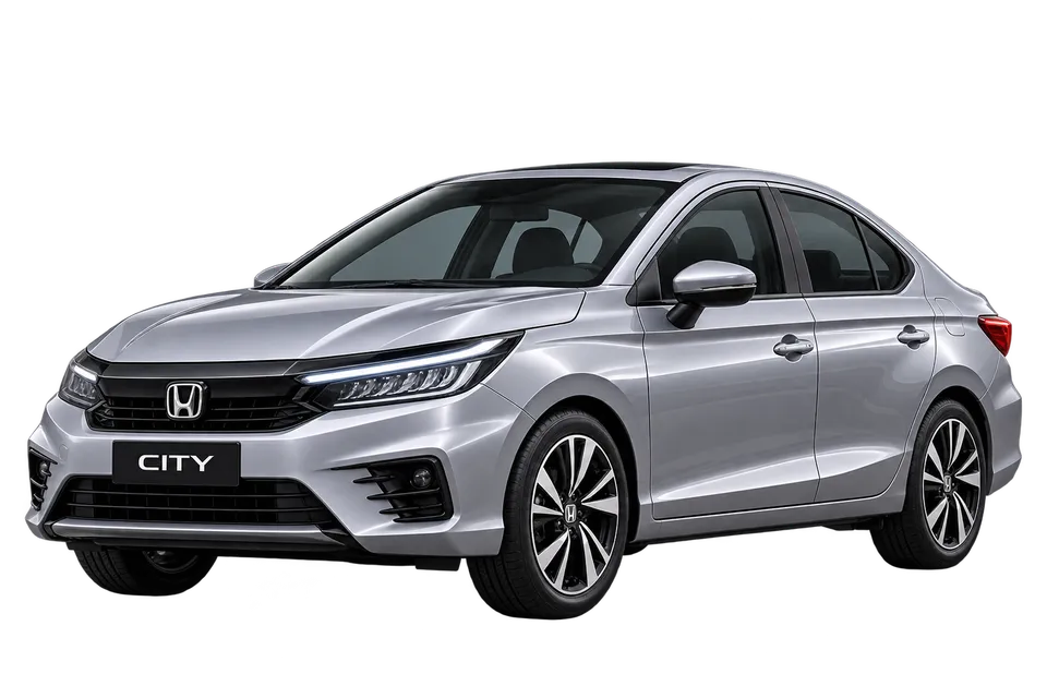 Carro montado: carroceria, estrutura, suspensão, freios e rodas no lugar